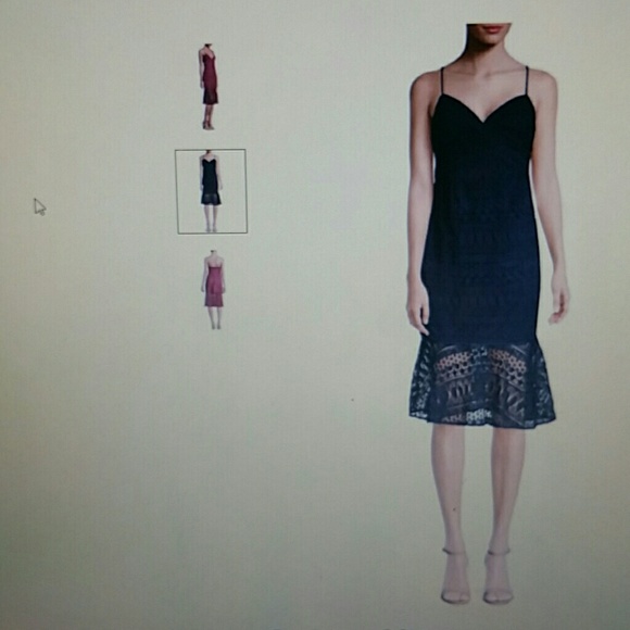 [Likely] Navy Lace Dress - Picture 1 of 2